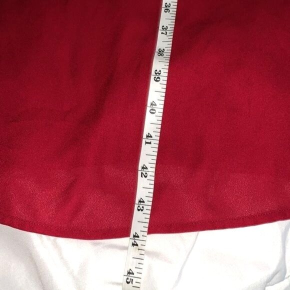 Charlotte Russe Red Polyester Dress Size L - Picture 5 of 12